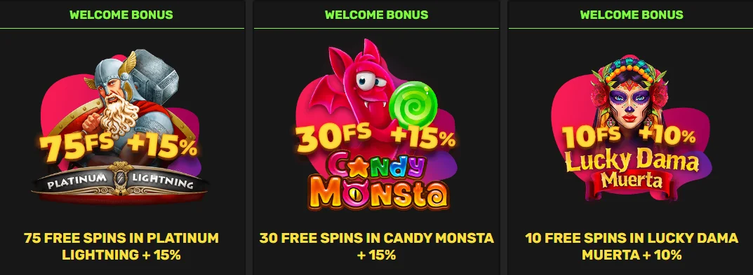 Casiroom bonuses