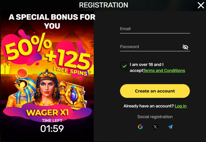 Casiroom registartion form